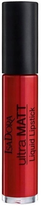 Buzëkuq i lëngshëm IsaDora Ultra Matt, 7ml, nuanca 20 Red Romance, i kuq