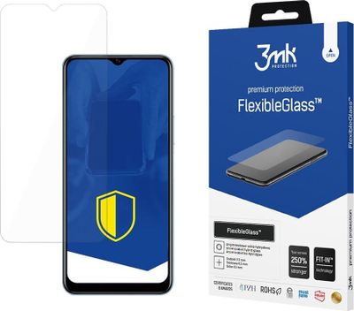 Xham mbrojtës 3MK FlexibleGlass për Vivo Y11s, hibrid, antibakterial, transparent