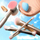 Set furçash makeup Real Techniques Endless Summer Glow, 6 copë, për fytyrë e trup, rozë