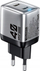 Karikues muri Wekome WP-U02 Mecha, 2 porta USB-C, 40W GaN, ngjyrë argjendi