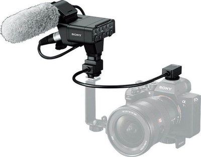Kit adapter mikrofoni Sony XLR K3M, 2x XLR TRS, me mikrofon ECM XM1, i zi