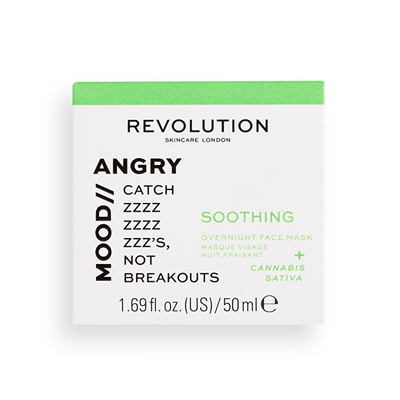 Maskë Revolution Skincare Soothing Overnight, 50 ml