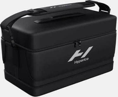 Çantë për ta marr me vete Hyperice Normatec Carry Case, trup i fortë, me rrip për në krah, e zezë