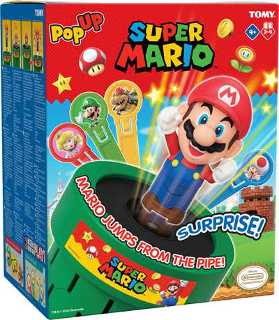 Lojë tavoline Tomy Pop Up Mario T73538, familjare, për kalamaj 4+