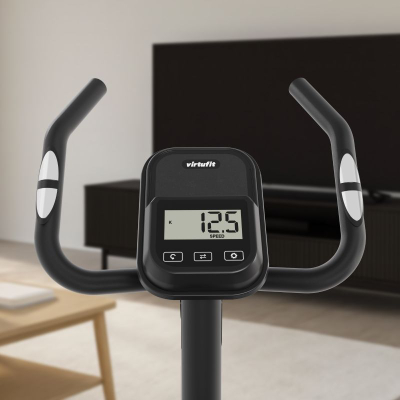 Biçikletë palestre VirtuFit HTR 1.0, ekran LCD, rezistencë e rregullueshme, e zezë