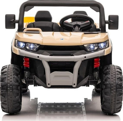Makina elektrike për kalamaj Lean Toys XMX623B, 24V, dyvendëshe, ngjyrë e artë