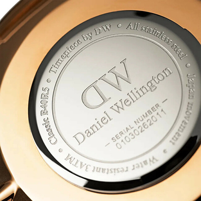 Orë për meshkuj Daniel Wellington Classic 40 Durham RG White DW00100109, kafe