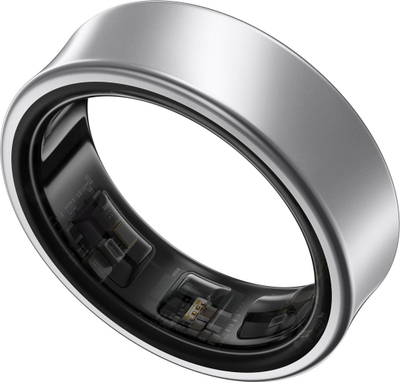 Unazë e zgjuar Samsung Galaxy Ring, titan argjendi, nr. 6, bateri 6 ditë