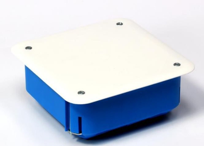 Kuti nën suvë Simet P 110, 115x115x45mm, për mure gipsi, blu