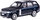 Makine loje Range Rover ZA5048, shkalle 1:36, me drita dhe zera, blu e erret