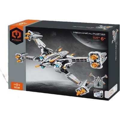 Lodër ndërtimi iM.Master Mechanical Master 6813, 1018 pjesë, anije kozmike, gri portokalli