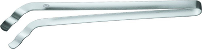 Pinca për skarë Rosle Stainless Steel Curved Grill Tongs, 14", çelik inox