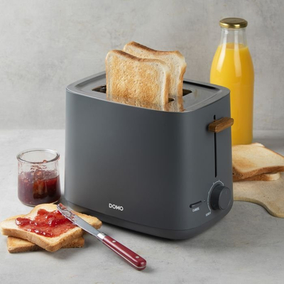 Toaster Domo DO965T, 2 feta, çelik inoks, ngjyrë argjendi