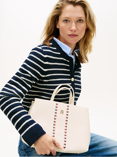 Çantë për femra Tommy Hilfiger, bezhë
