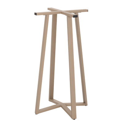 Bazë tavoline bari HM477.25, metal, 50x50x90 cm, cappuccino