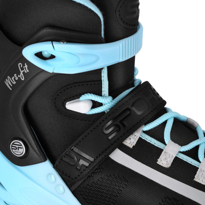 Rolatë inline Spokey MrsFIT ABEC 7 Carbon, nr. 41, për goca, të zeza me blu