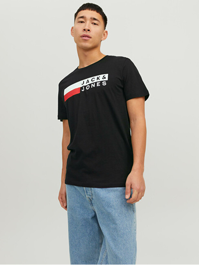 Bluzë për meshkuj Jack&Jones, e zezë