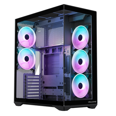 Kasa kompjuteri MODECOM Volcano SPACE XL, Full Tower, ARGB, e zezë