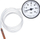 Termometër Domer 5720, cadran kapilar 63mm, i bardhë