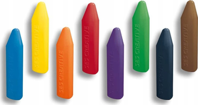 Ngjyra për vizatim SES Creative My First Crayons, set 8 copë, për fëmijë