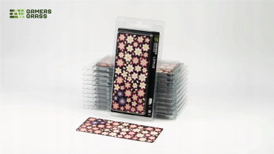 Sticker dekorativ lotus Gamers Grass Lotus, prerje me lazer, për miniatura, rozë dhe i bardhë