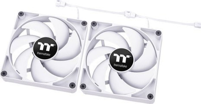 Ventilator PC Thermaltake CT120 Snow, 120mm, set me 2 copë, i bardhë