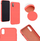 Mbrojtëse telefoni Forcell Silicone Case për iPhone 14 Plus, silikon, e kuqe