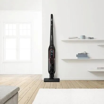 Fshesë elektrike vertikale Bosch Athlet BBH87POW1, pa kabllo, 80 min punë, e zezë