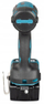 Makineri kaçavidë goditëse Makita DTD201RTJ, 18V, me bateri, blu