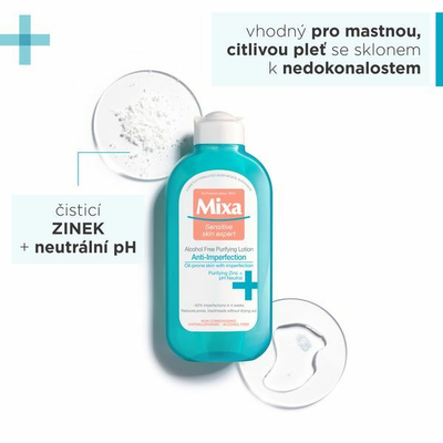 Losion për pastrimin e lëkurës Mixa 200 ml