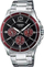 Рачен часовник Casio MTP-1374D-5A, кварц, отпорен на вода, сребрен