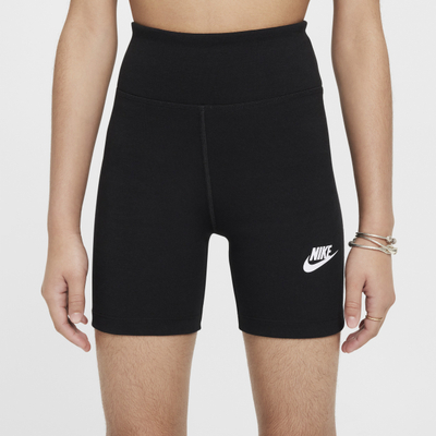 Shorce për vajza Nike Classic, beli i lartë, elastike, rozë