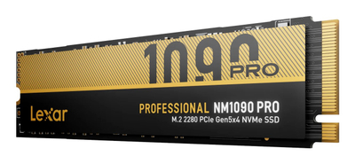 SSD M.2 Lexar Professional NM1090 PRO, 4TB, PCI Express 5.0 NVMe, 3D TLC NAND