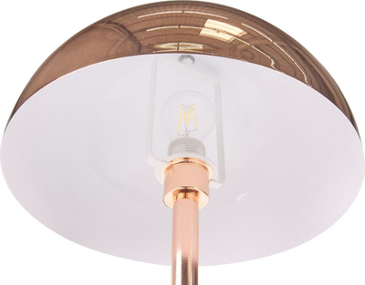 Lampë dyshemeje Beliani Macasia, metal, bakër