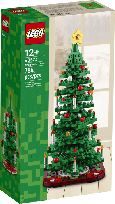 Set LEGO Christmas Tree, pemë dekoruese Krishtlindjes, shumëngjyrëshe