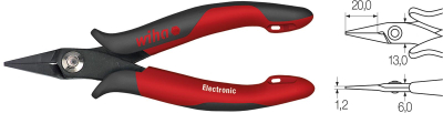 Pincë precize Wiha 26801, 135mm, doreza ergonomike