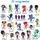 Set magnetesh Keycraft PJ Masks World of Heroes, 22 copë, për fëmijë 3+, shumëngjyrësh