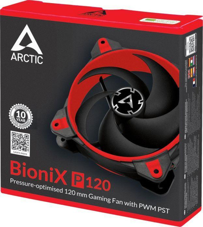 Ftohës Arctic BioniX P120, 120 mm, i kuq