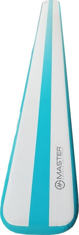 Tapet gjimnastikor i frymë Airbeam Master 500 cm, 5 m, 200 kg, gri me an blu