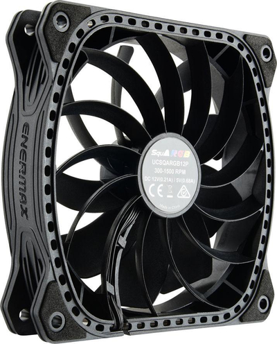 Ftohës Enermax SquA RGB, 120 mm, i zi