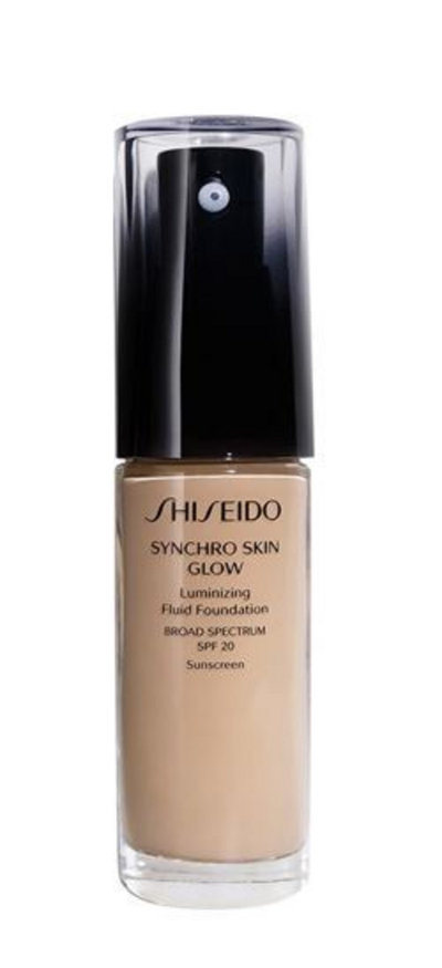 Krem pudër Shiseido Synchro Skin Glow SPF 20 (Luminizing Fluid Foundation) 30 ml