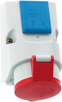 Prizë fikse industriale Bals Kombi 1018, 32A 5P, 400V 230V IP44, e kuqe
