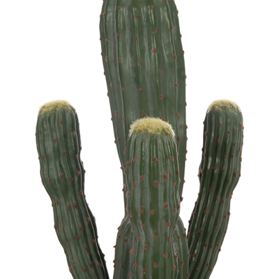 Bimë dekorative artificiale HM4746, kaktus me vazo, 113cm, e gjelbër
