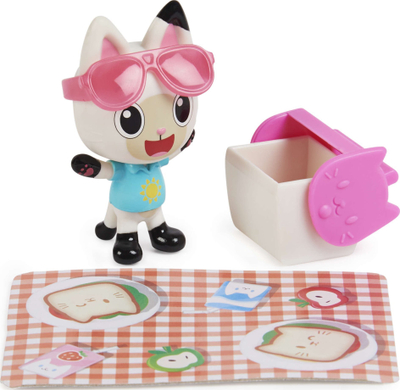 Set loje Spin Master Gabby's Carlita dhe Pandy Paws Picnic, figurina, gjëra për piknik, shumëngjyrësh