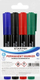 Set markerë permanent STARPAK 4541, majë e rrumbullakët, 4 copë, shumëngjyrësh
