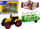 Set lodër fermë Farm World, traktor me rimorkio, kalë me gardh, shumëngjyrësh