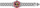 Orë për meshkuj Invicta NHL Chicago Blackhawks Quartz 42234, e argjendtë