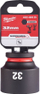 Çelës goditës Milwaukee Shockwave, 1/2", 32mm, i shkurtër
