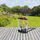 Mbajtës këndor për vegla kopshti Keter Corner Garden Tool Storage Rack, plastikë, i zi