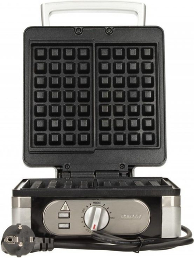 Toster për waffle MPM MGO13, i argjendtë / zi